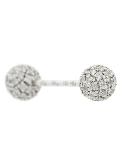 Shop Elise Dray Embellished Ball Stud Earring - Metallic