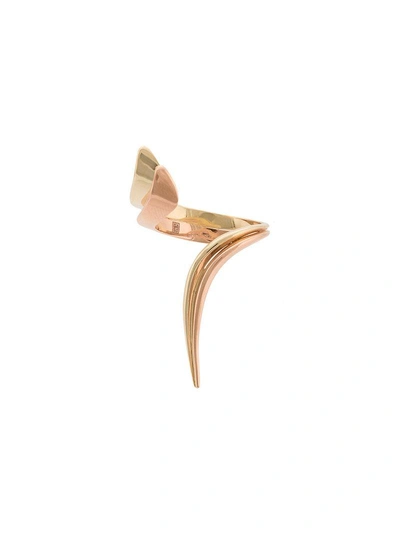 Heliconia Unique two tone ring