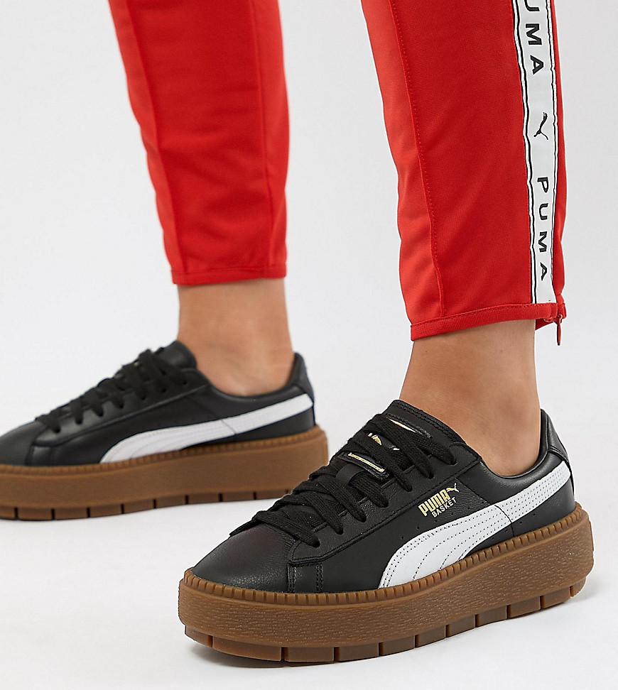 puma platform trace black