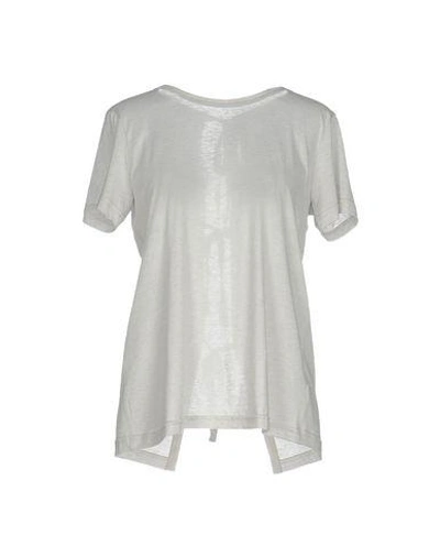Shop Helmut Lang T-shirt In Light Grey