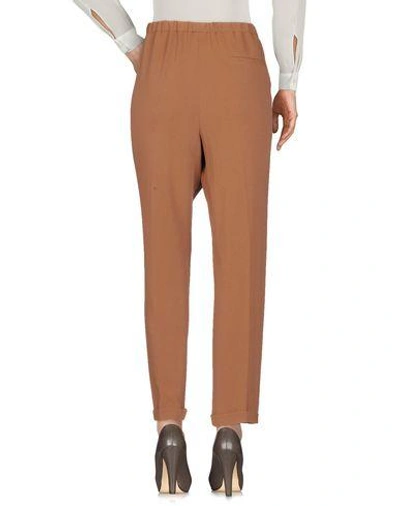 Shop Alberto Biani Casual Pants In Cocoa