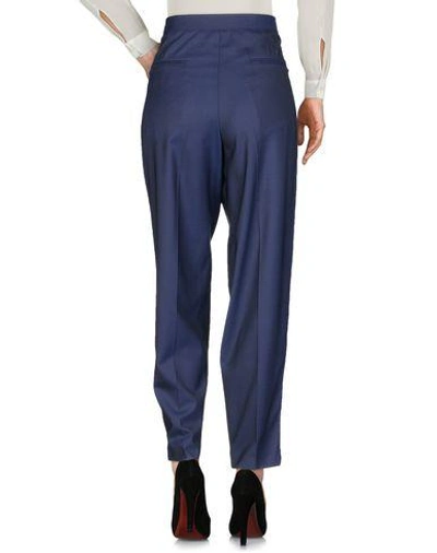 Shop Marni Casual Pants In Dark Blue