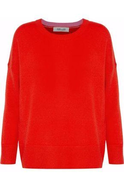 Shop Diane Von Furstenberg Woman Cashmere Sweater Red