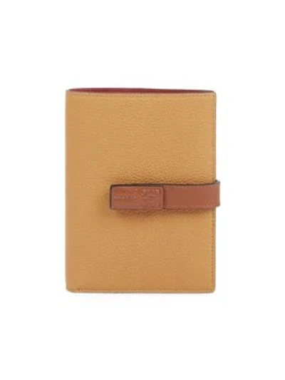 Shop Loewe Medium Vertical Leather Wallet In Light Caramel