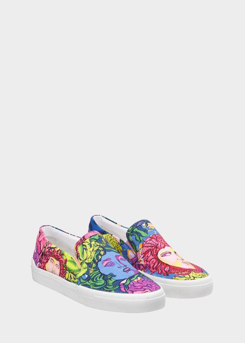 versace medusa slip on