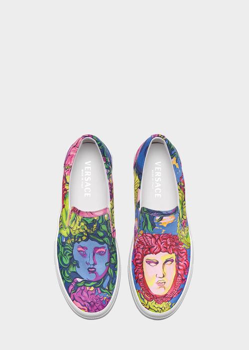 medusa pop slip on sneakers