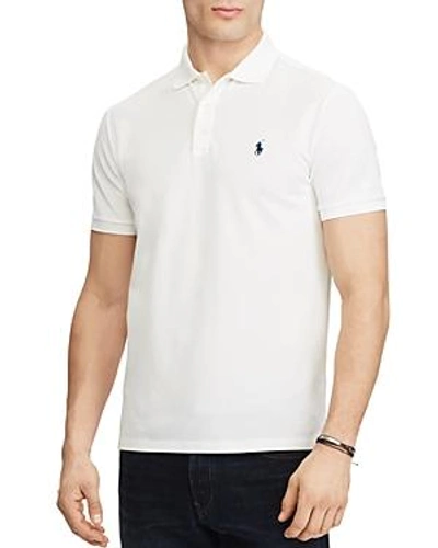 Shop Polo Ralph Lauren Classic Fit Stretch Mesh Polo Shirt In White