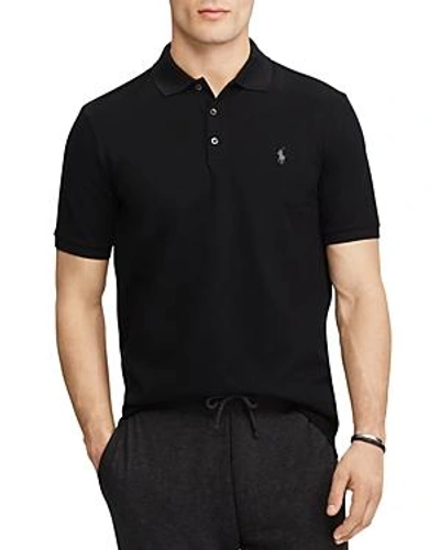 Shop Polo Ralph Lauren Classic Fit Stretch Mesh Polo Shirt In Polo Black