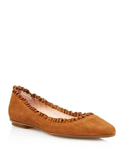 Shop Kate Spade New York Women's Nicole Too Suede Flats In Tobacco