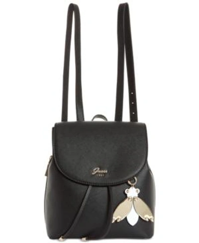 Guess Varsity Pop Mini Pin Up Convertible Backpack In Black | ModeSens