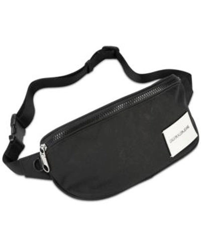 Shop Calvin Klein Jeans Casual Fanny Pack In Black/silver