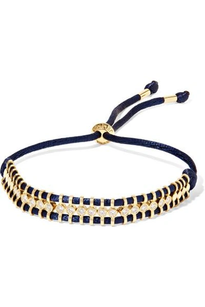 Shop Jemma Wynne 18-karat Gold And Diamond Bracelet
