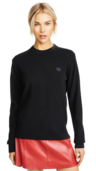 Shop Acne Studios Nalon Sweater In Black