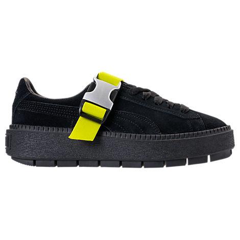 puma platform trace sneakers in yellow puma platform trace sneakers in yellow