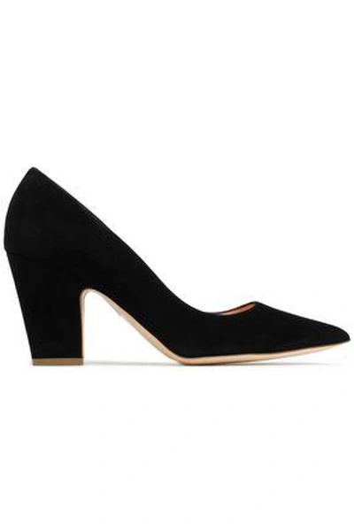 Shop Rupert Sanderson Suede Pumps In Black