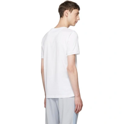 Shop Fendi White Roma Logo T-shirt In F0au5