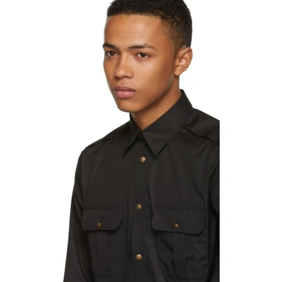 Shop Givenchy Black 4g Shirt In 001 Black