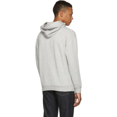 Shop Givenchy Grey Creatures Hoodie In 064 Grey/be