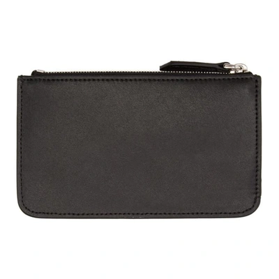 Shop Fendi Black Studs Zipped Coin Pouch In F0jbx Black