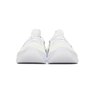 Shop Nike White Vapor Street Flyknit Sneakers In 100 Wh/wolf