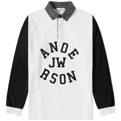 Shop Jw Anderson Rugby Shirt In White