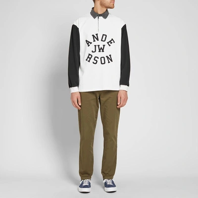 Shop Jw Anderson Rugby Shirt In White