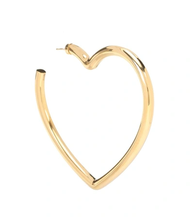Balenciaga Heart-shaped Single Earring In Gold | ModeSens