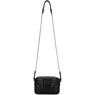Shop Prada Black Small Camera Chain Bag In F0002 Black