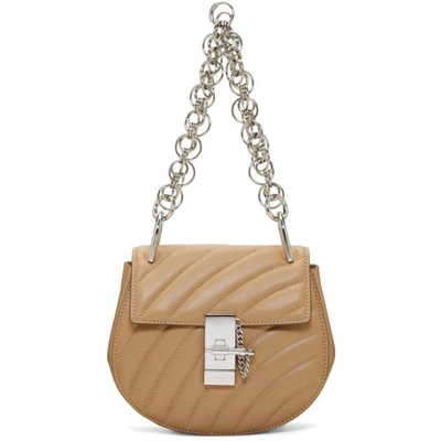 Shop Chloé Chloe Pink Mini Drew Bijou Bag In 266 Blushyp