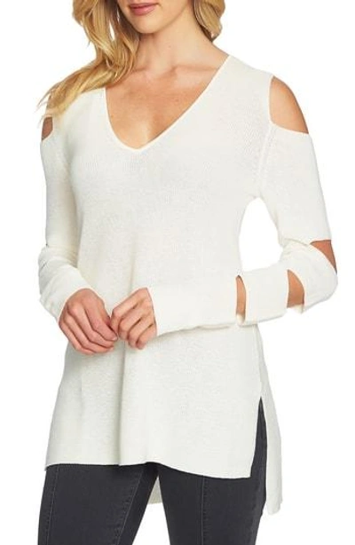 Shop 1.state Cutout Sweater In Antique White