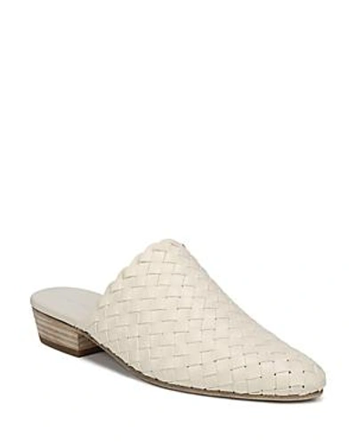 Shop Vince Women's Galena Leather Mules In Off White