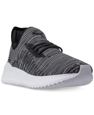 Shop Puma Men's Tsugi Avid Casual Sneakers From Finish Line In Oreo Knit