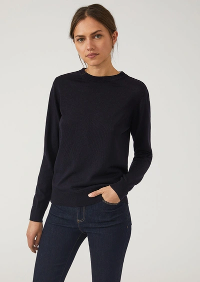 Shop Emporio Armani Sweaters - Item 39882632 In Navy Blue