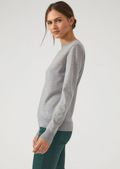 Shop Emporio Armani Sweaters - Item 39882635 In Mélange Gray