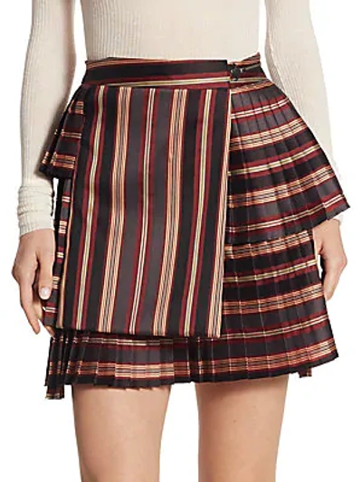 Shop Zimmermann Folly Uniform Striped Skirt