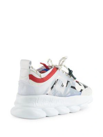 Shop Versace Chain Reaction Chunky Sneakers In Multi