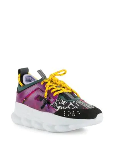 Shop Versace Chain Reaction Chunky Sneakers In Multi