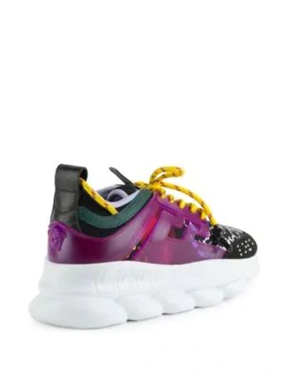 Shop Versace Chain Reaction Chunky Sneakers In Multi