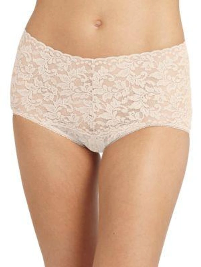 Shop Hanky Panky Retro Lace Briefs In Chai