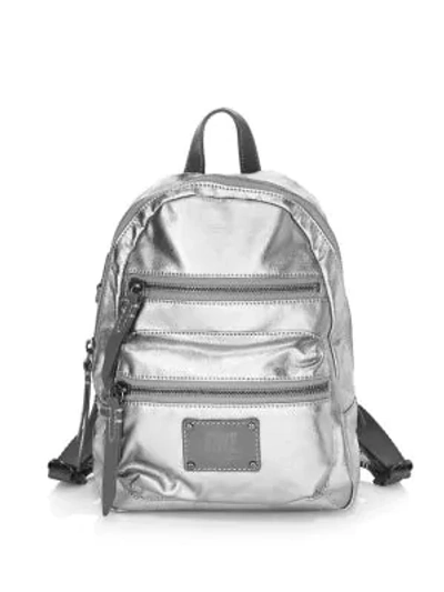 Shop Frye Ivy Mini Backpack In Pewter