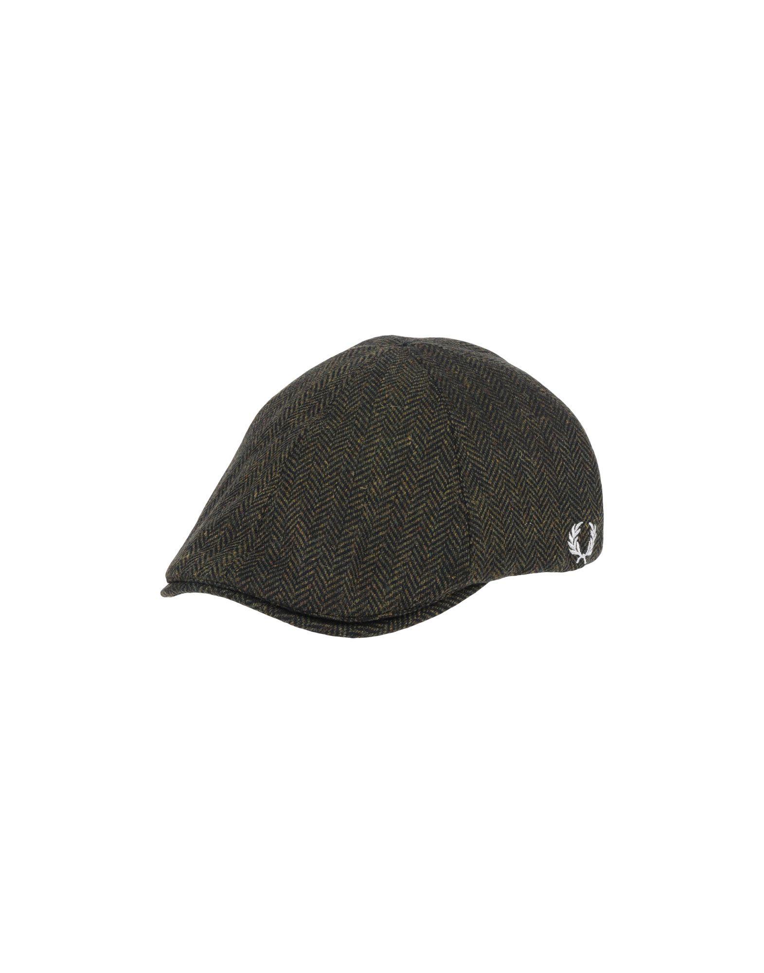 fred perry herringbone flat cap