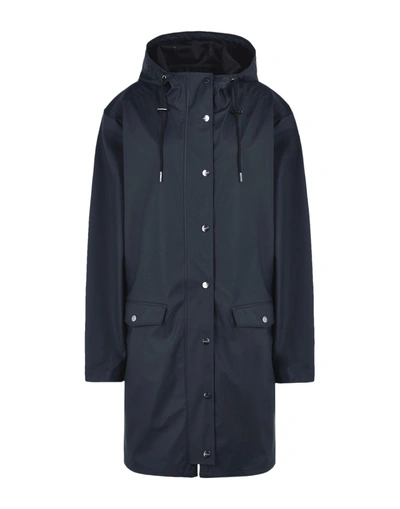 Shop Mbym Full-length Jacket In Dark Blue