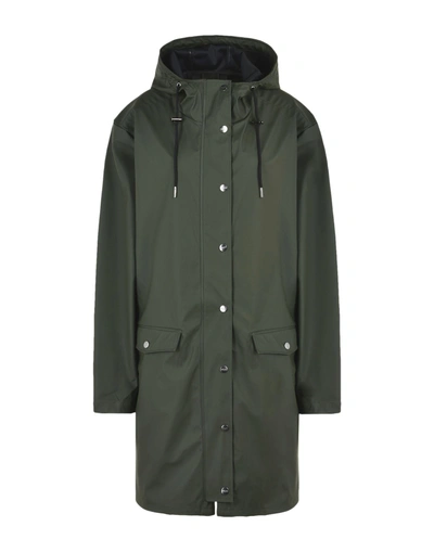Shop Mbym Overcoats In Military Green