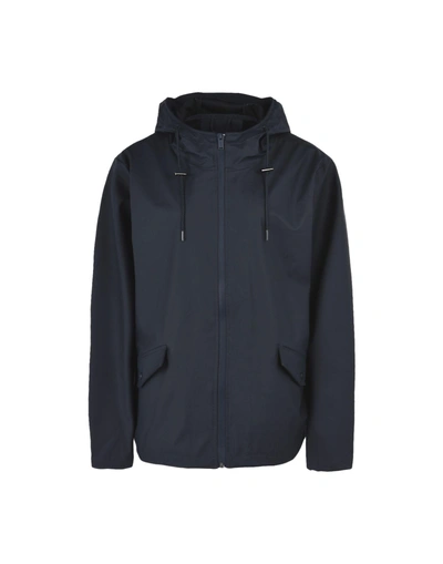 Shop Mbym Full-length Jacket In Dark Blue