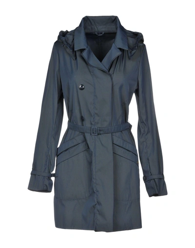 Shop Violanti Full-length Jacket In Dark Blue