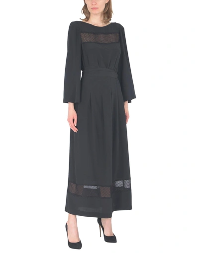 Shop Vanessa Seward Long Dresses In Black