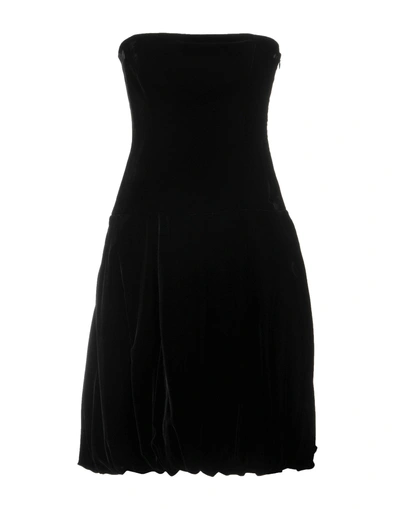 Shop Ralph Lauren Short Dress In Black