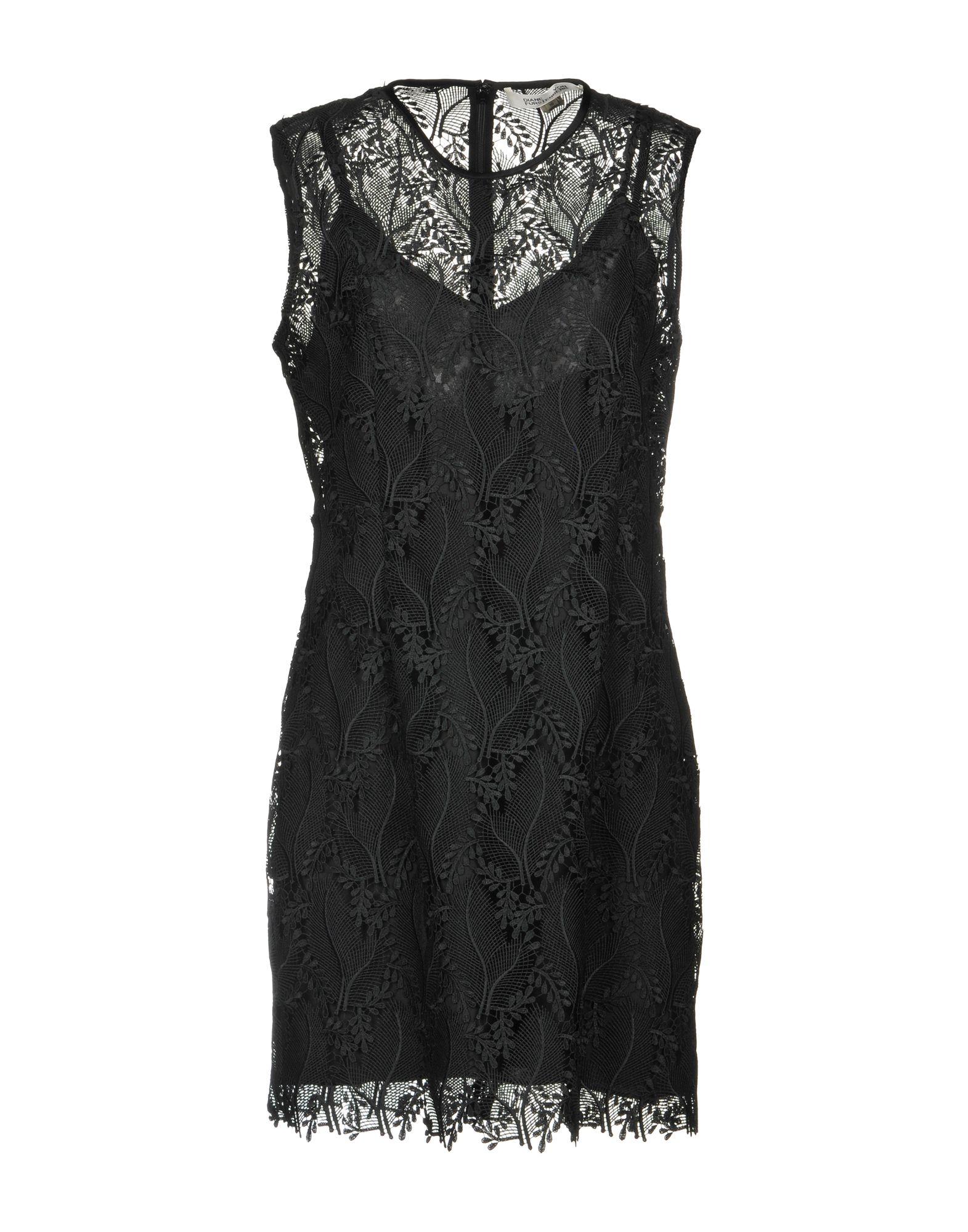 Diane Von Furstenberg Short Dress In Black | ModeSens