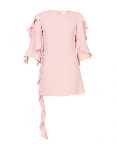 Shop Alexis Short Dress In Pale Pink