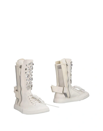 Shop Giuseppe Zanotti Ankle Boot In White